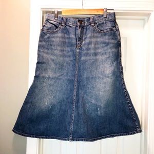 Ralph Lauren Denim Midi Skirt